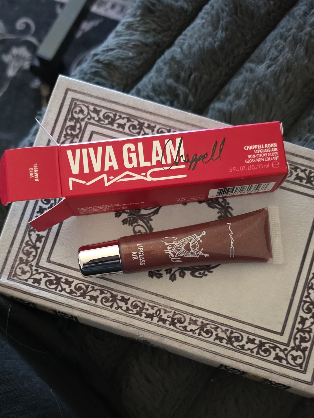 MAC Cosmetics Viva Glam Lipglass in Chappell Roan - Brown Shade